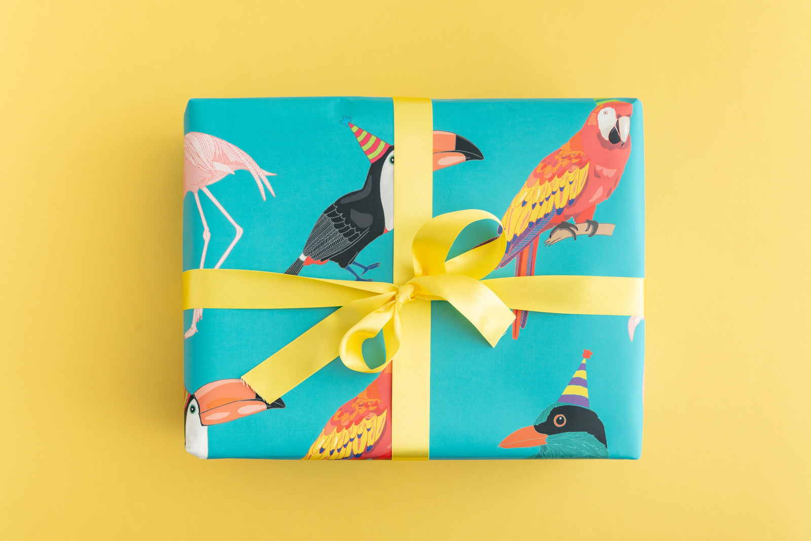Tropical Birds Gift Wrap sheet