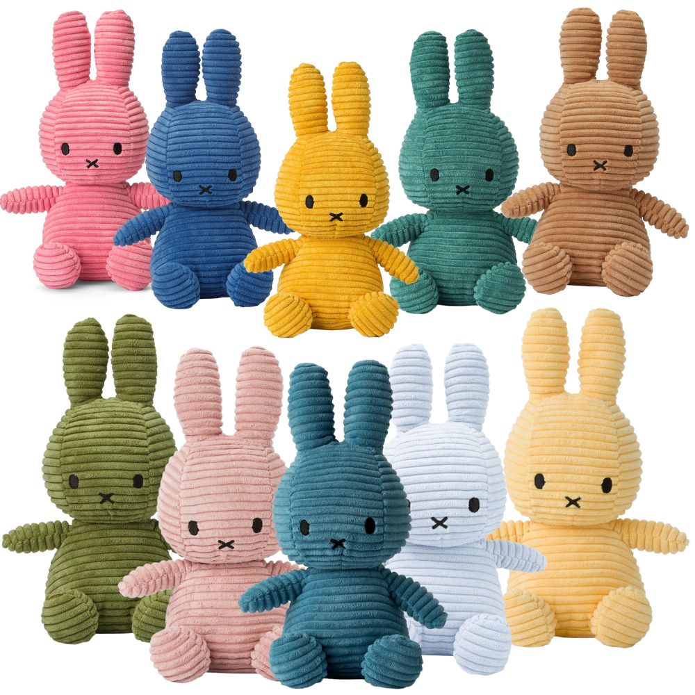Miffy Corduroy Toy Bunny