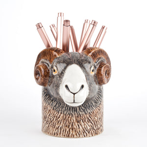 Swaledale Sheep Pencil Pot