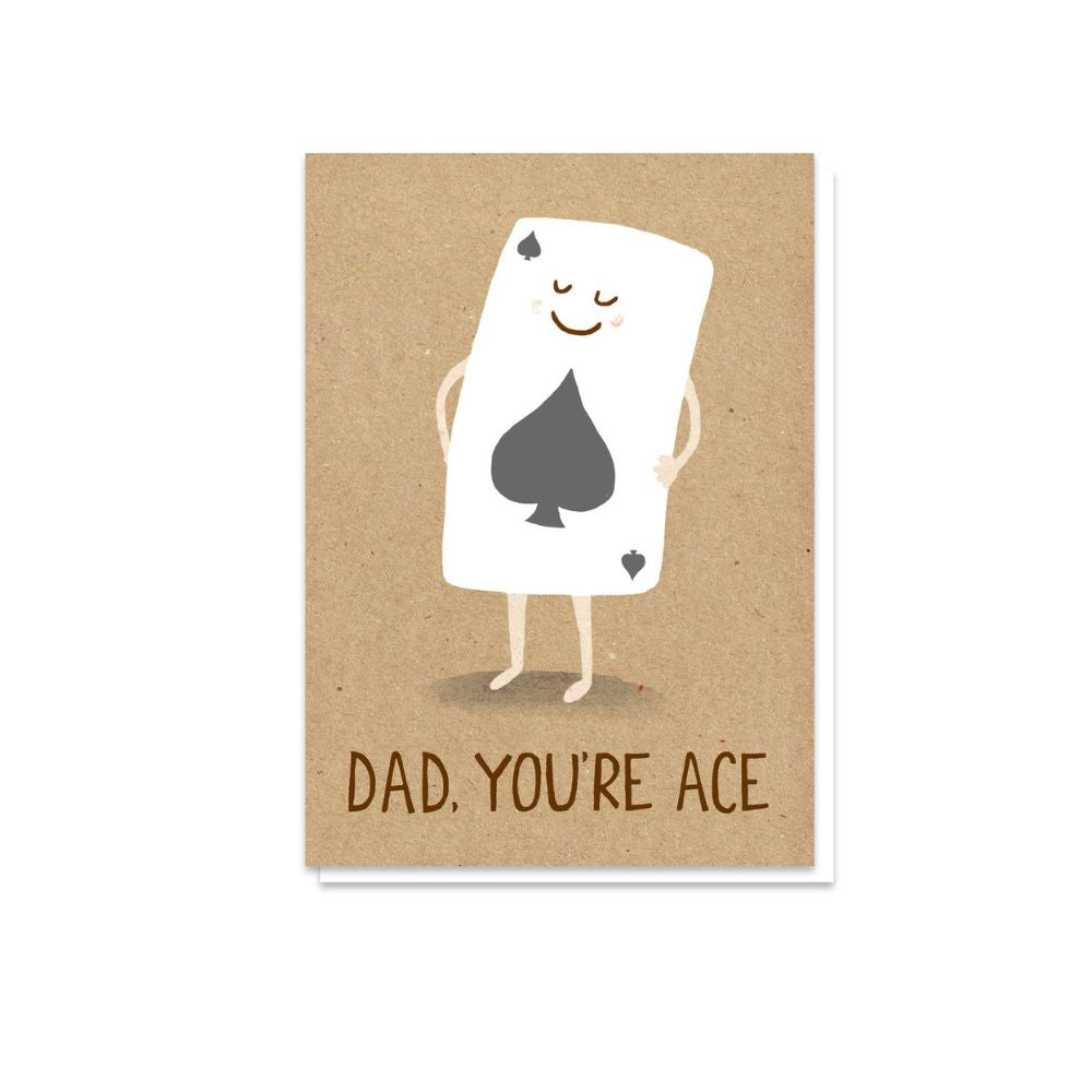 Dad You're Ace - fathers day card