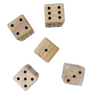 Giant Wooden Dice Game