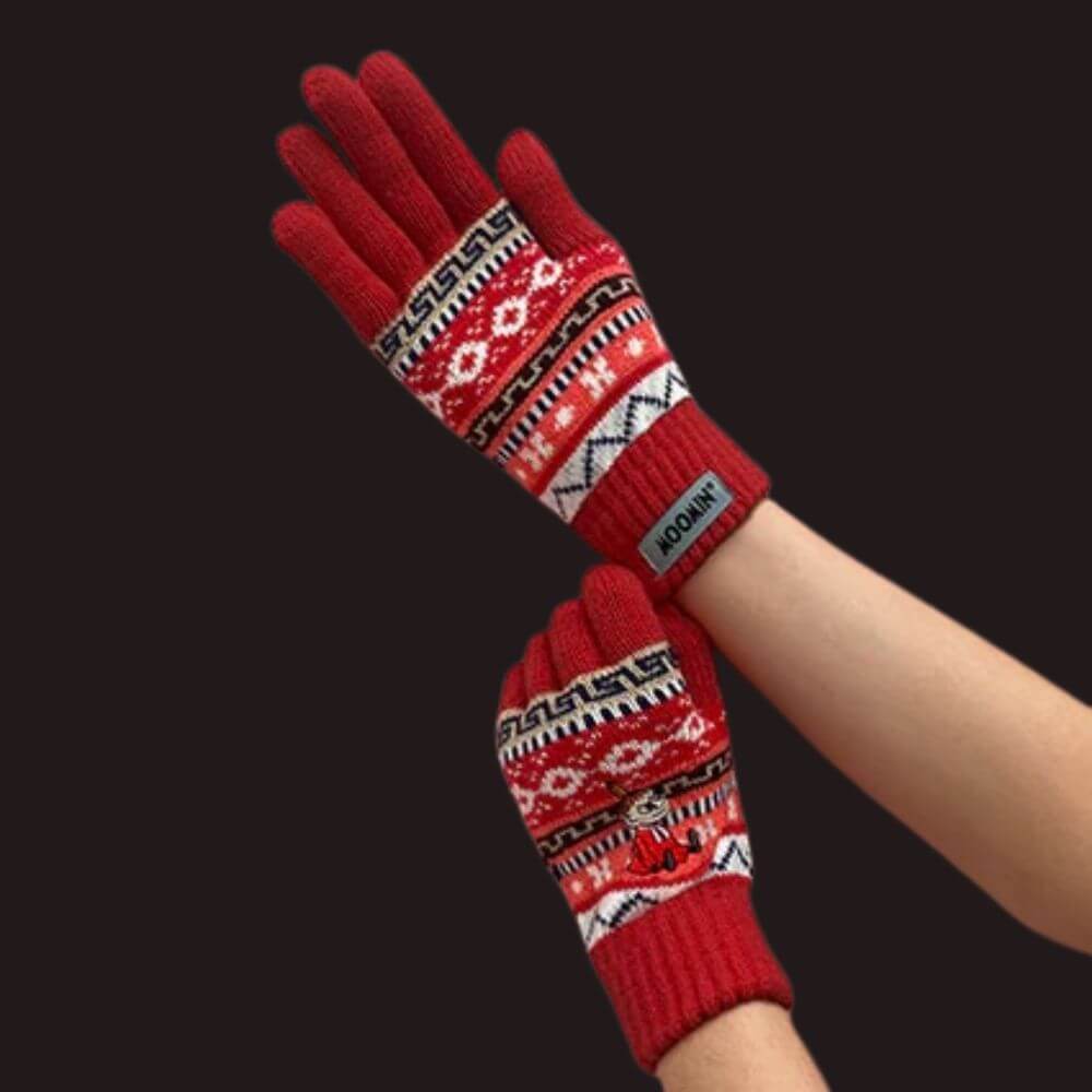 Moomin Little My Fairisle Gloves