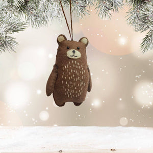 Hanging Woodland Felt  Bear