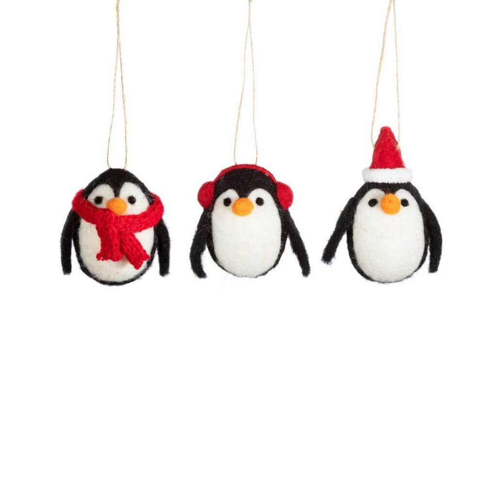 Penguin Felt Decoration