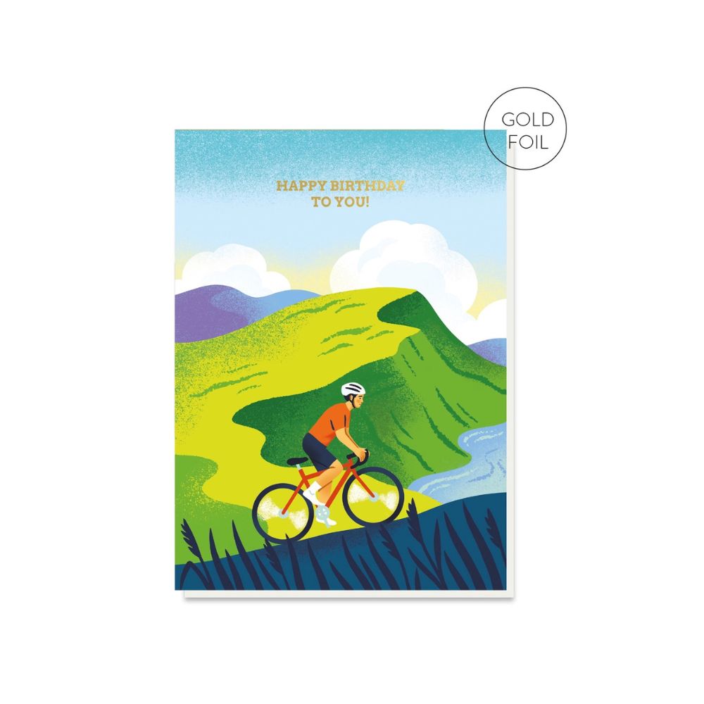 Happy Birthday Cycling- Greeting Card (Copy)