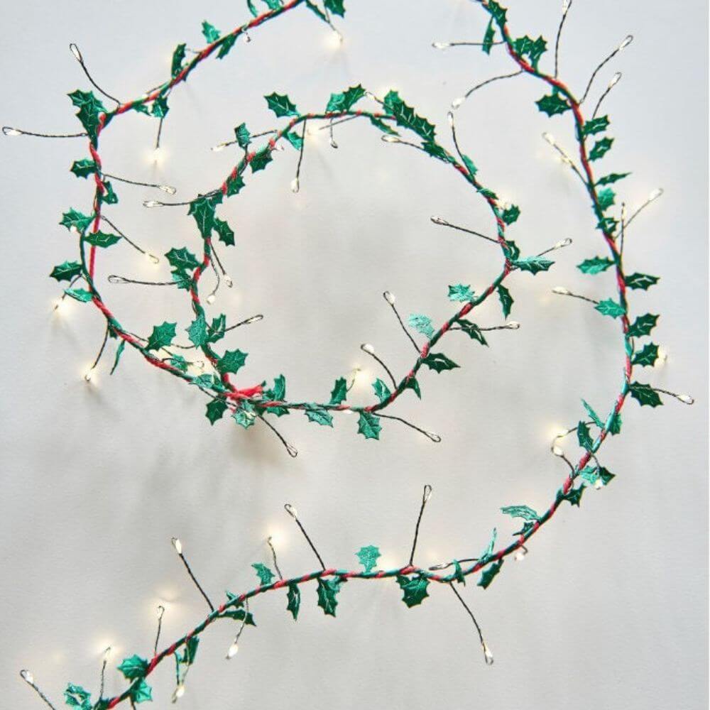 Holly Twine LED Decorative Light Chain