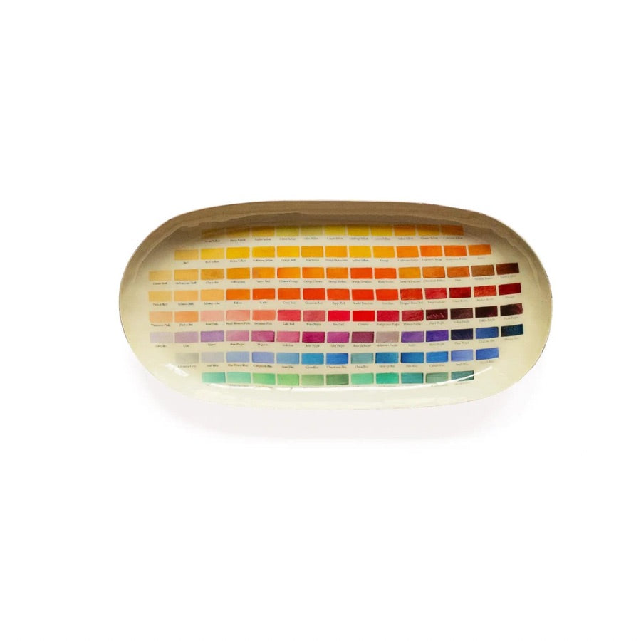 Artists Nomenclature of Colours  Enamel Tray