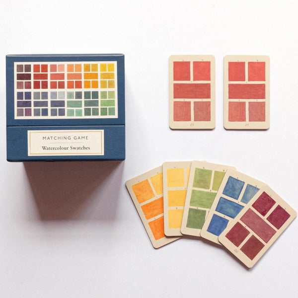 Watercolour Swatches Matching Game Card Set - Red Hen Trading