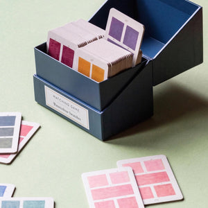 Watercolour Swatches Matching Game Card Set
