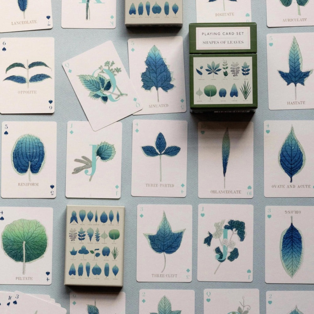 Playing Cards Set- Shapes of Leaves