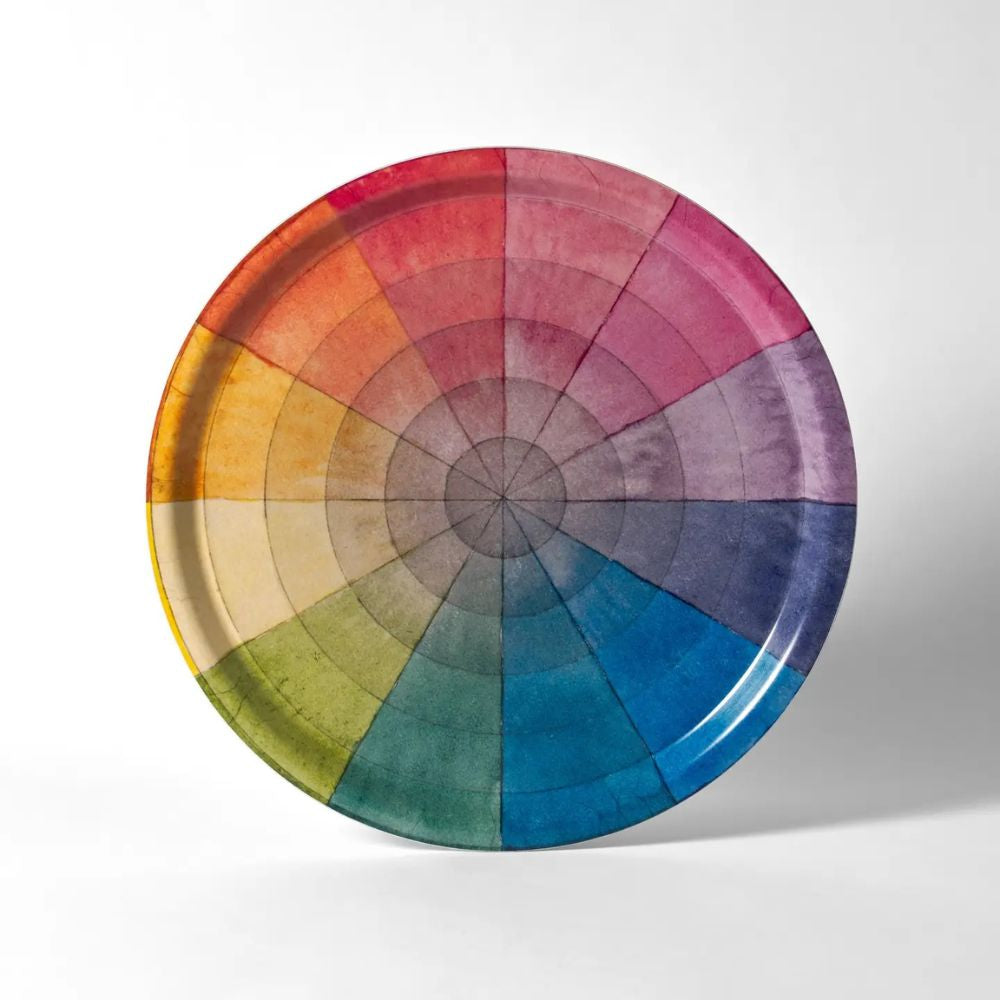Colour Wheel Birchwood Tray