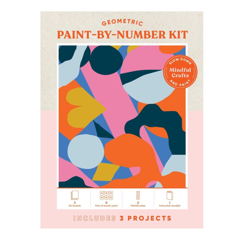 Geometric Paint by Numbers Kit