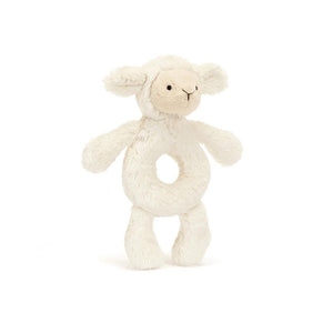 Bashful Lamb Ring Rattle by Jellycat