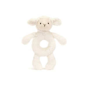 Bashful Lamb Ring Rattle by Jellycat