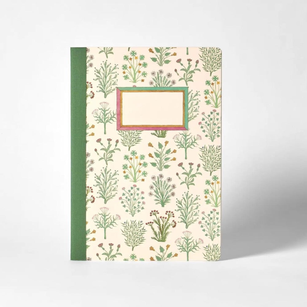 Vintage Notebook - A5 Herbs