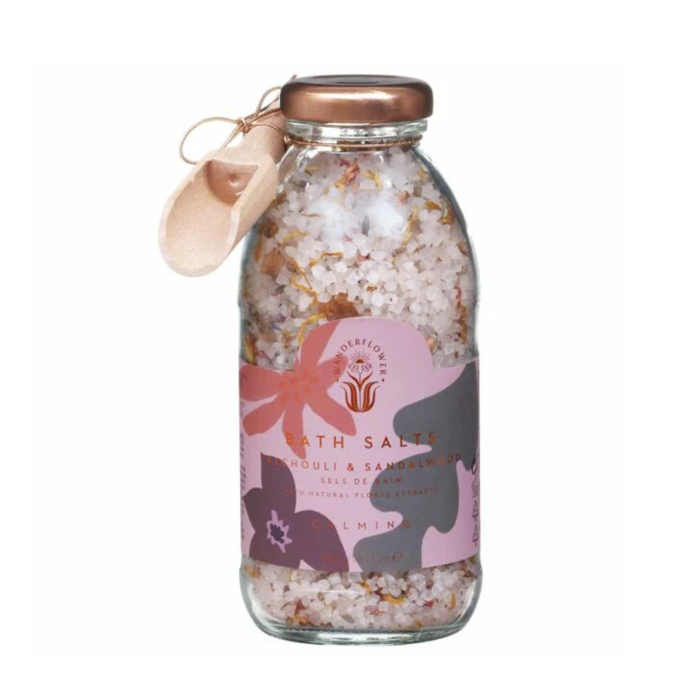 Wanderflower Patchouli & Sandalwood Bath Salts