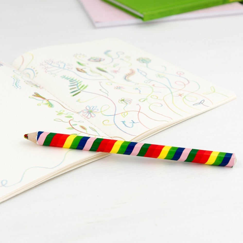Jumbo Multi Colour Rainbow Pencil
