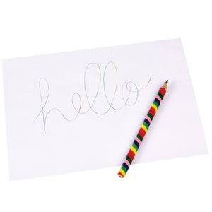 Jumbo Multi Colour Rainbow Pencil