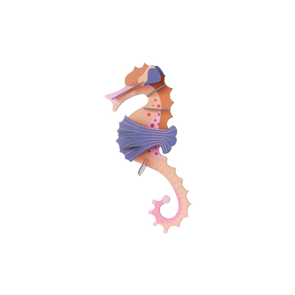 Sea Creature Pink Seahorse Wall Decor