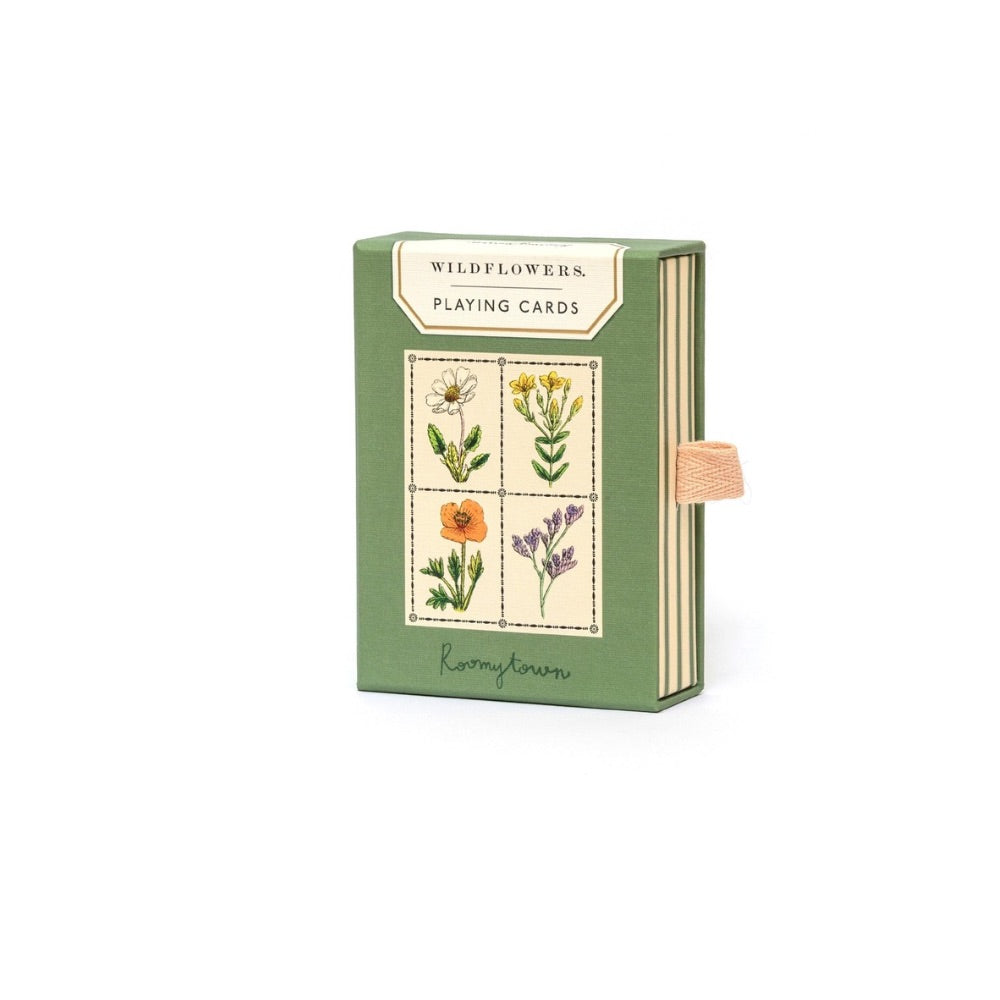 Wild Flowers Playing Cards