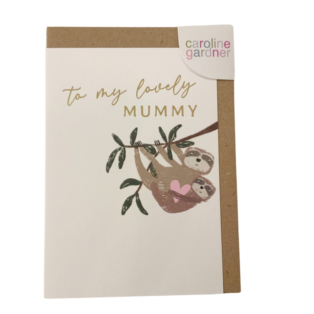 To My Lovely Mummy Greeting Card