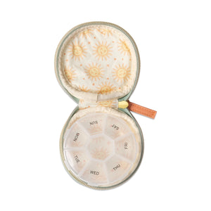 Terracotta Sun Vegan Leather Pill Case