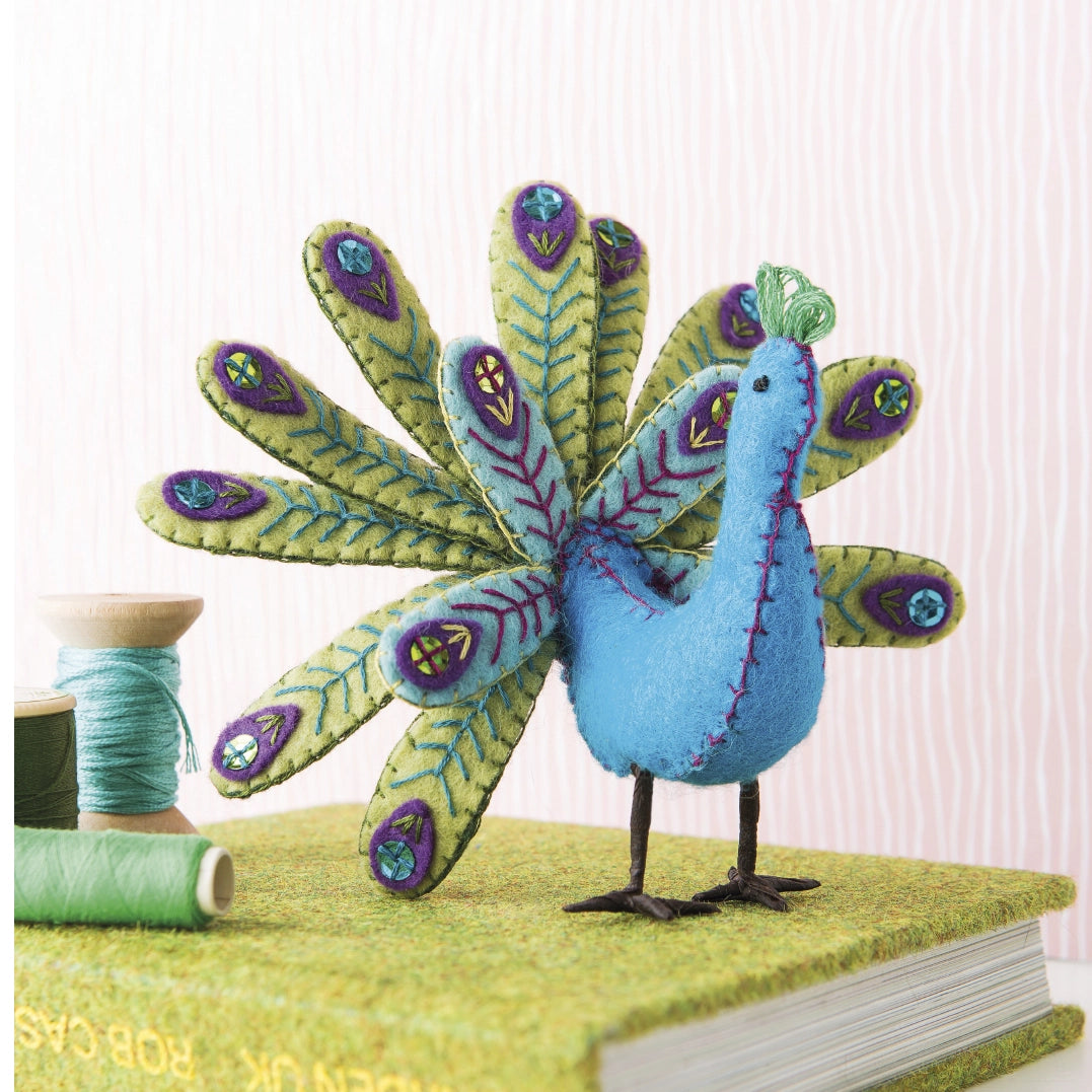 Felt Embroidered Birds Book