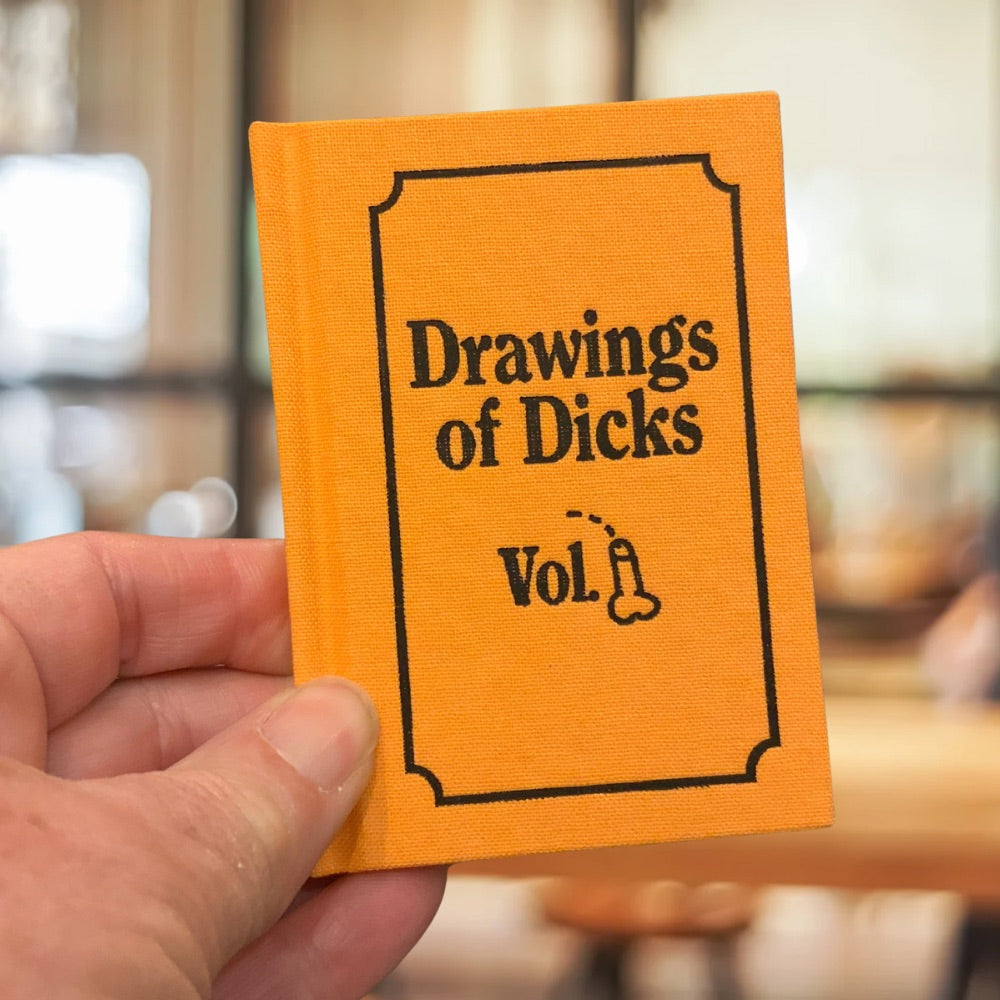 Drawings of Dicks -Tiny Fabric Hardback Notebook