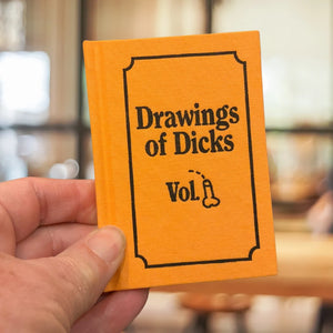 Drawings of Dicks -Tiny Fabric Hardback Notebook