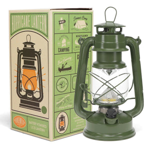 Hurricane Lantern - Green