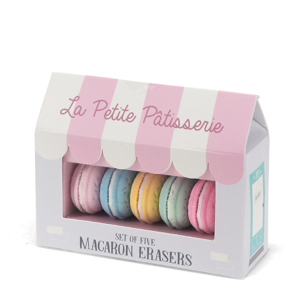 Mini Macaroon Erasers