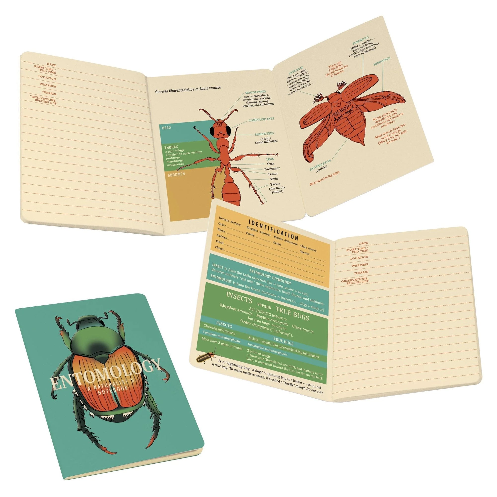 48 page Entomology Notebook