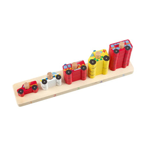 Emergency Services Wooden Counting Game