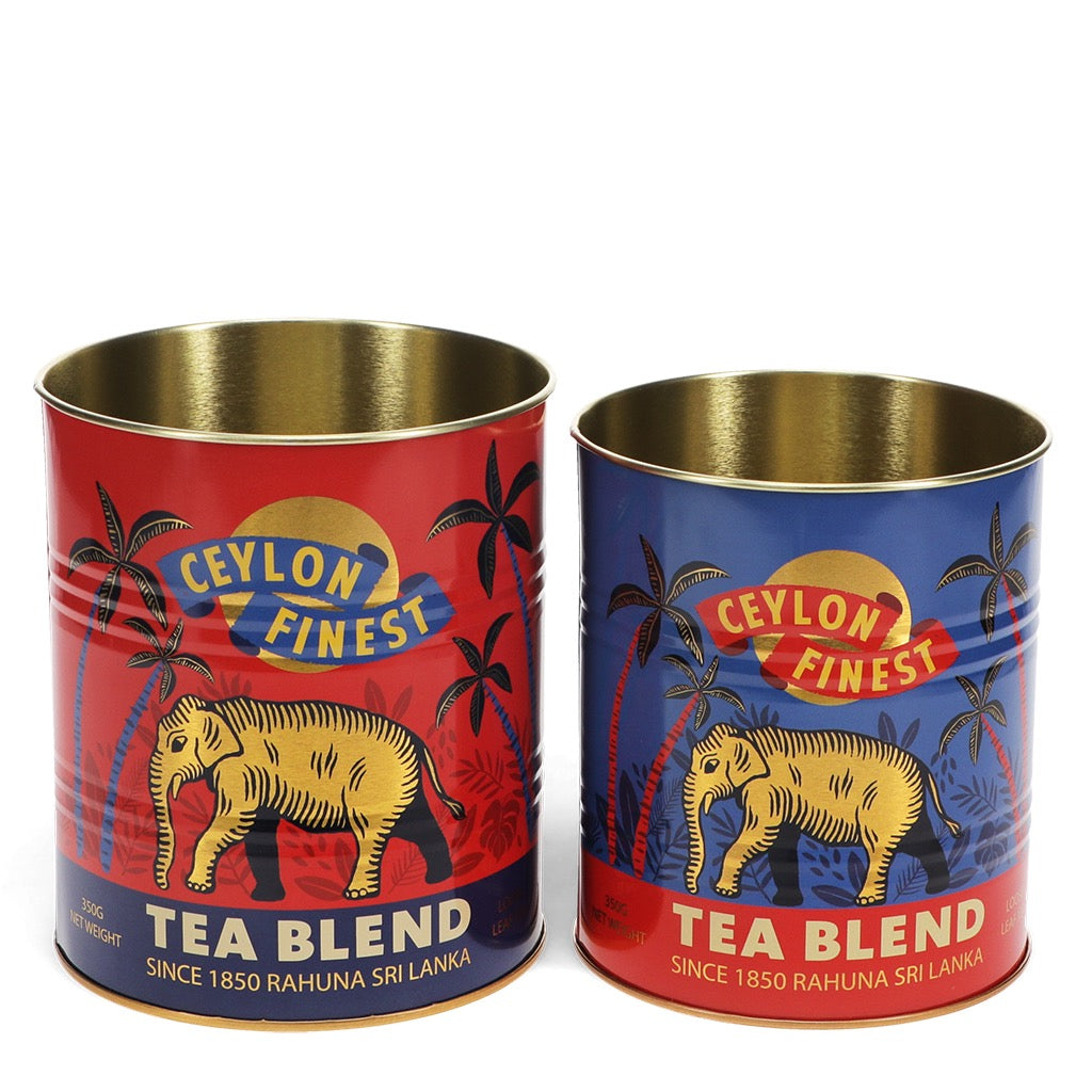 Storage Tins -Ceylon Finest ( set of 2)
