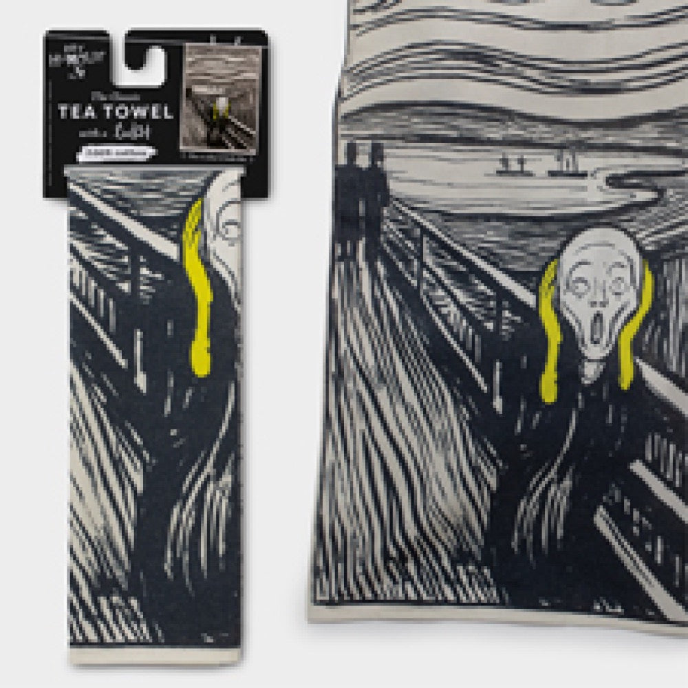 The Scream - Tea Towel