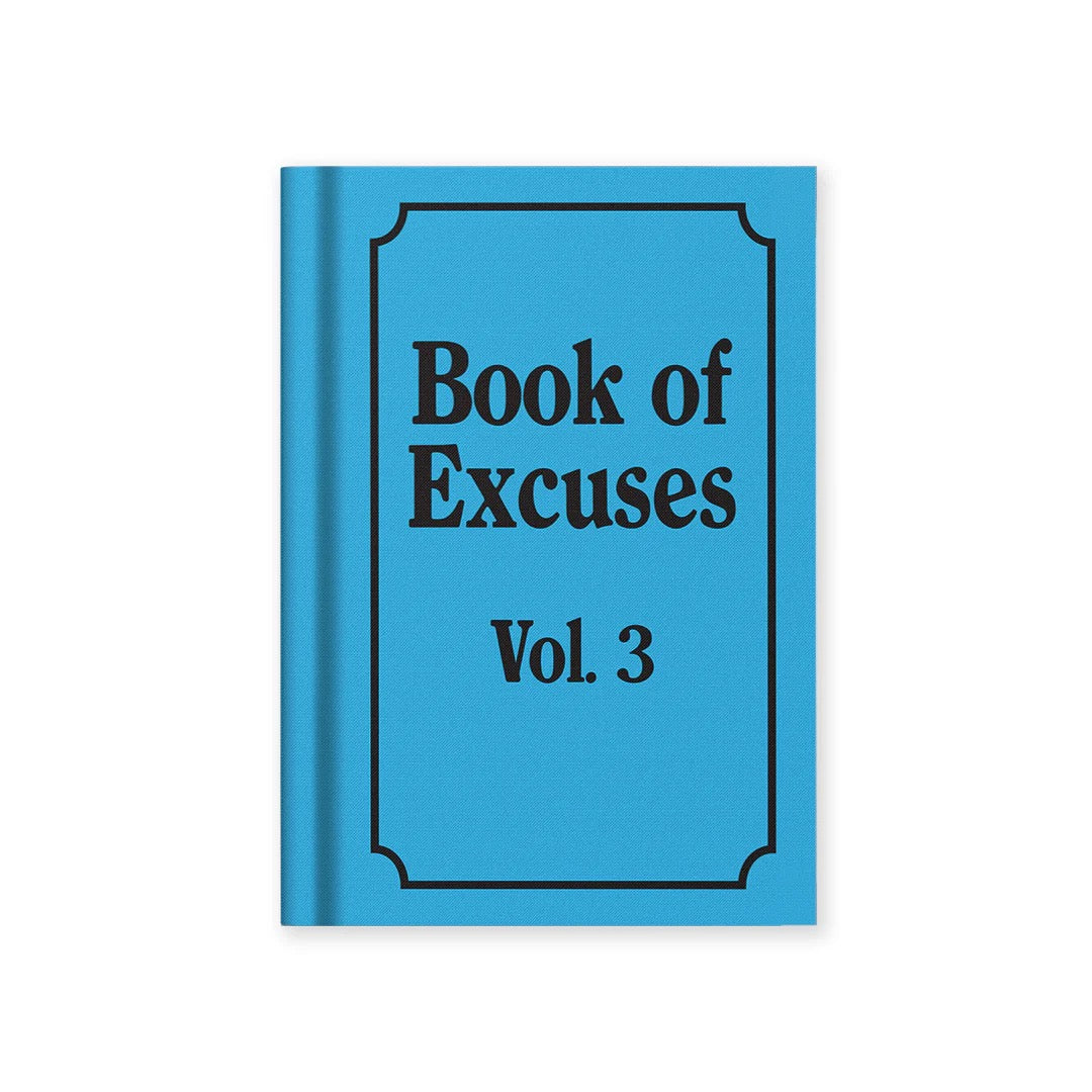 Book of Excuses Tiny Fabric Hardback Notebook