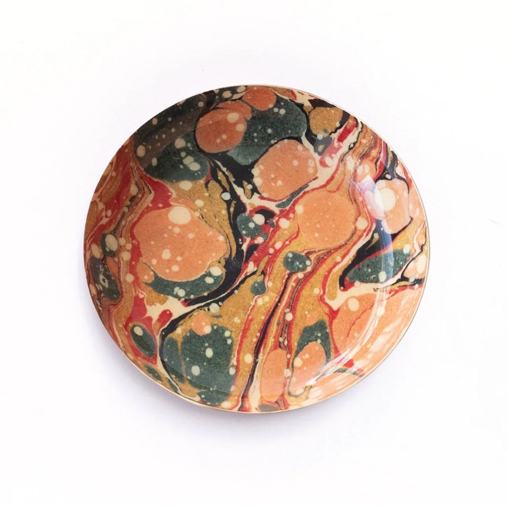 Vintage Style Marbled Enamel Tray