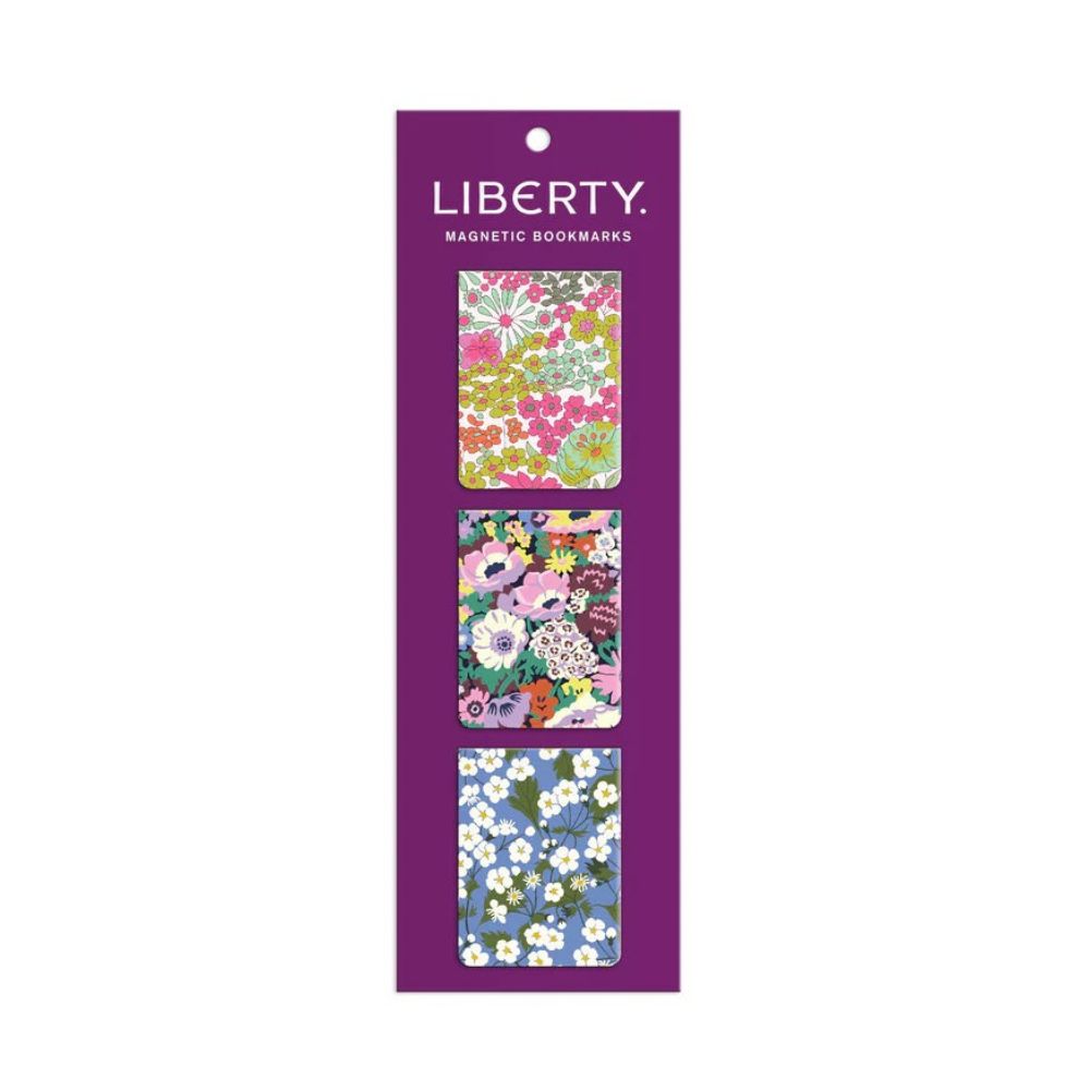 Liberty Floral Magnetic Bookmarks