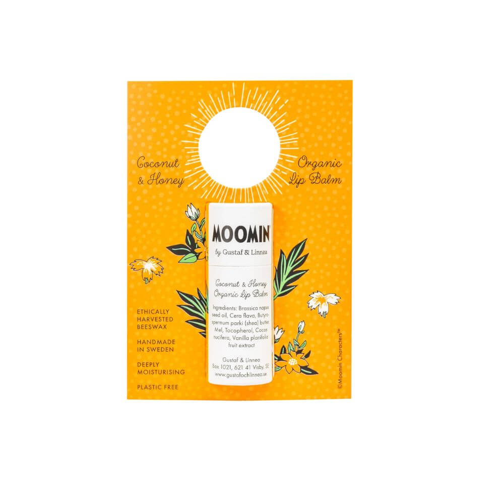 Moomin Beeswax Lip Balm Coconut & Honey