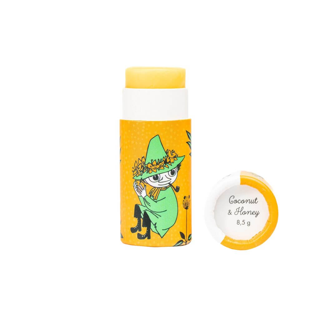 Moomin Beeswax Lip Balm Coconut & Honey