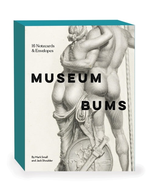 Box of notecards featuring bums from museums