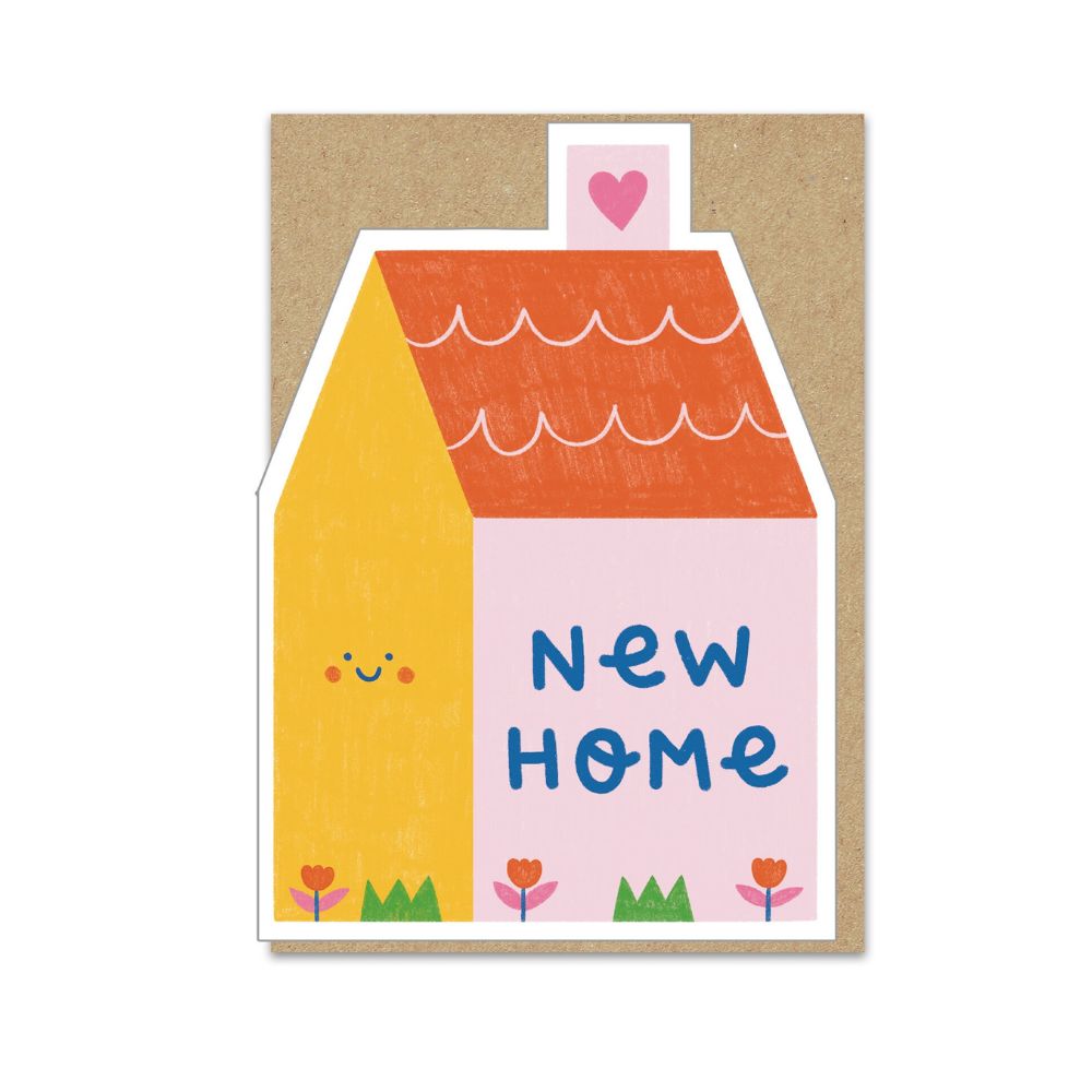 New Home - Happy Cut out Card