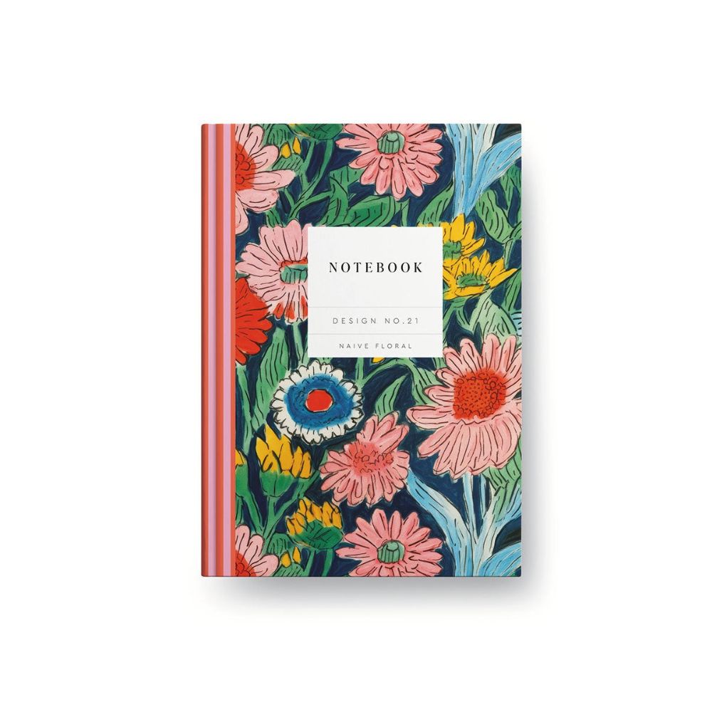 Naive Floral Hardback Notebook
