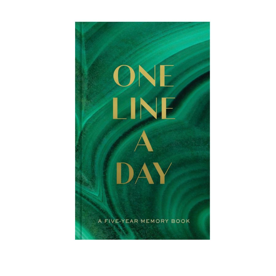One Line a Day 5 Yr Memory Book - Malachite Green