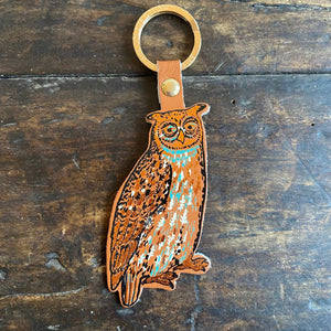 Nocturnal Owl Key Fob