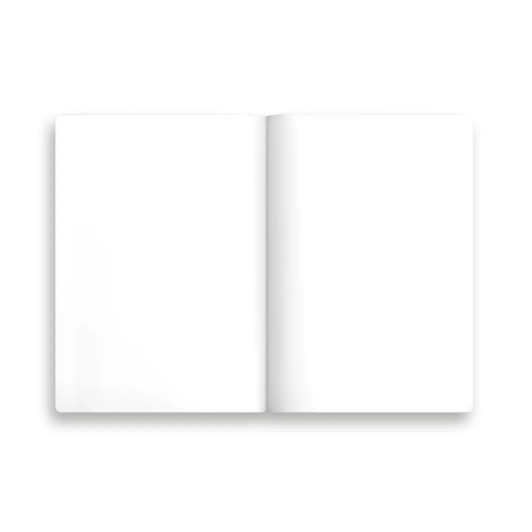 White book on a white background