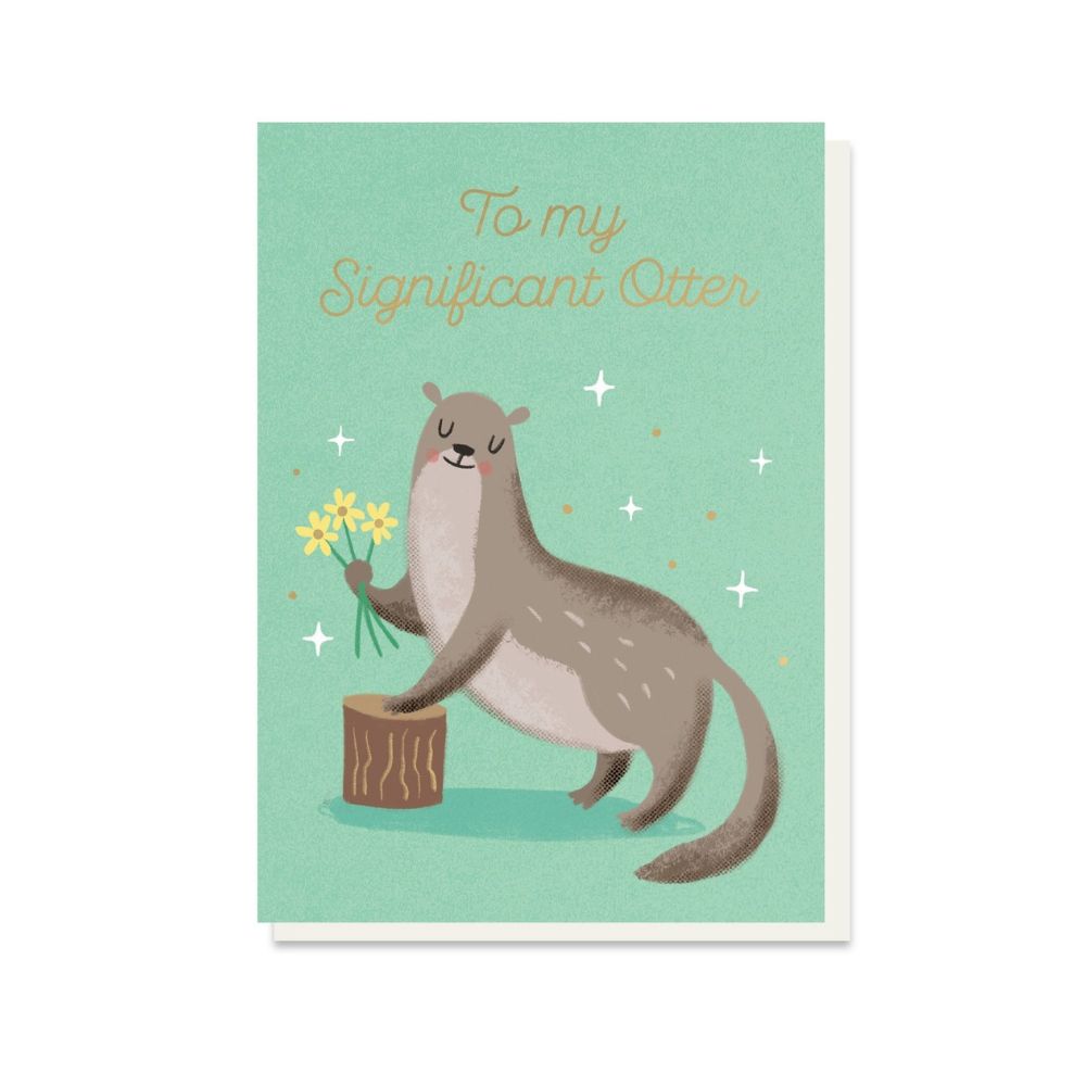 To My Significant Otter - Anniversary/ Greeting Card