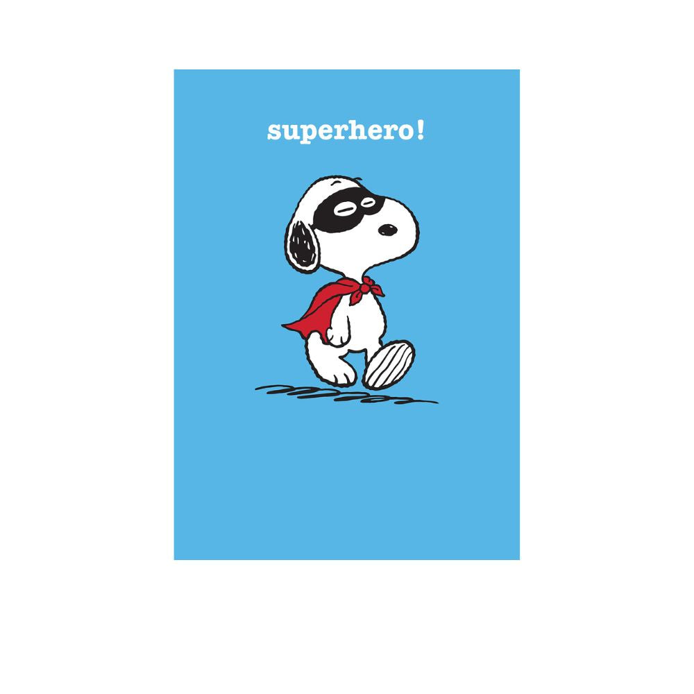 Snoopy the Superhero Card