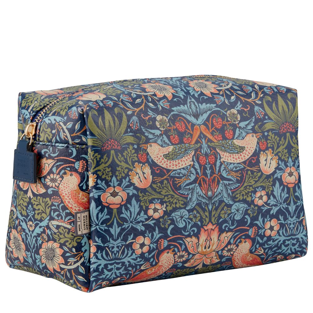 William Morris Strawberry Thief Wash Bag -Large
