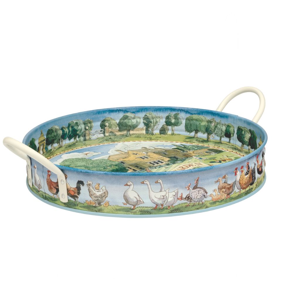 Tea in the Garden Emma Bridgewater Large Handle Tray